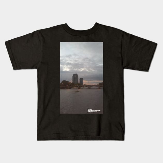 Grand Rapids Skyline Kids T-Shirt by DJTobyGaming